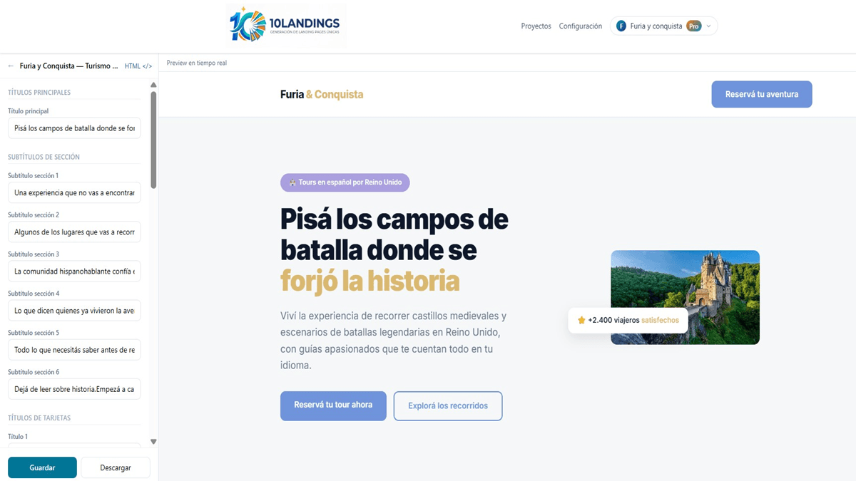 Editor de 10Landings